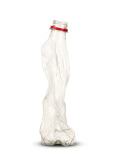 plastic crushed bottle