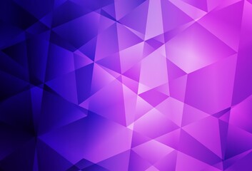 Obraz premium Light Purple, Pink vector abstract mosaic background.