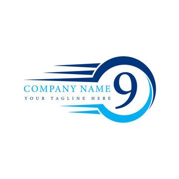 Modern TV channel logo design vector template
