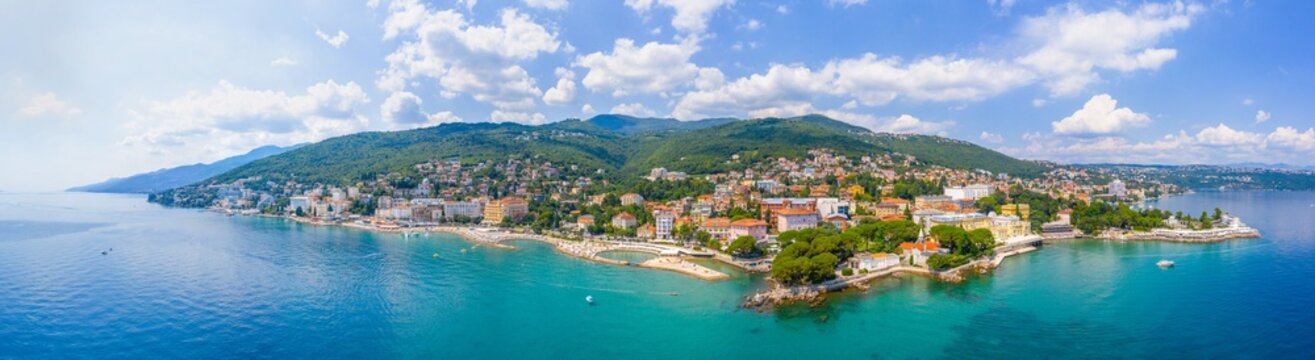 Seaside of Croatian town Opatija