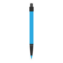 Pen ink office design vector illustration sign. Education business write pen icon school. Metal tool object office stationery classic communication equipment sign. Work study ballpoint instrument tool