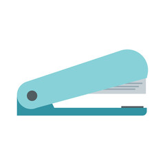 Office stapler business vector illustration equipment tool supply. School metal stapler clip stationery symbol puncher document. Business join paper instrument tool side view. Handy symbol supply