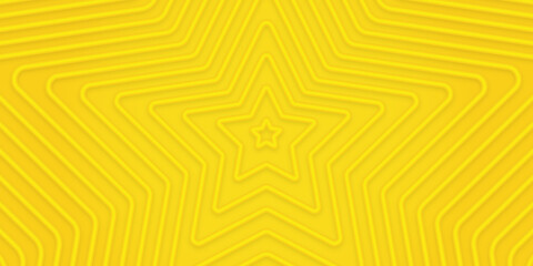 3d bright sunny yellow dynamic abstract rippled background. Modern lemon orange color. Fresh business banner for sales, event, holiday, party, birthday, falling.
