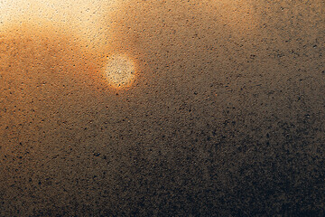 Water drops on the window, texture of condensation.