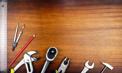 Various tools for work on mechanics and measurement