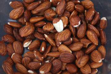 homemade almond milk as healthy drink