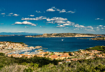 Panoramica di Palau e dell Isola de la Maddalena, Sardegna