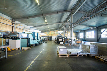Press printing printshop Offset machine. Offset press is a printing machine designed to produce...