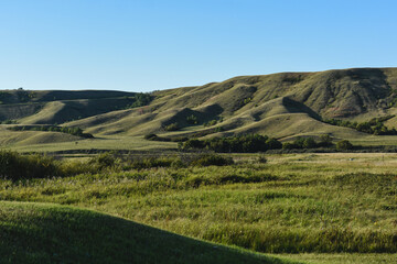 Fototapeta na wymiar landscape with hills