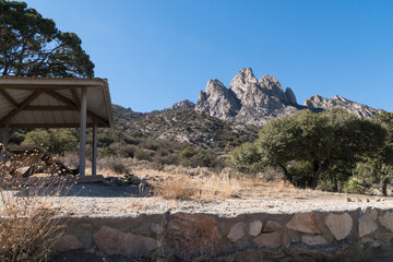 Campsite view at Aguirre Springs, N.M.