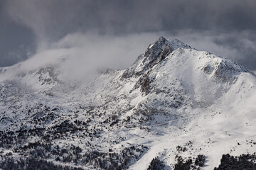 Pico de Andorra antes de la Tormenta