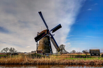 Plakat The traditional windmills of Kinderdijk Netherlands