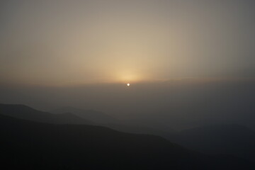 남해 금산 일출