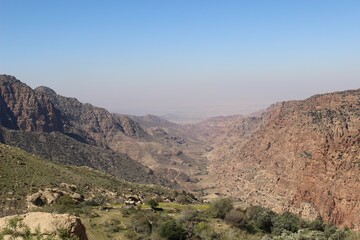 view of the mountains