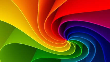 abstract colorful background with waves
