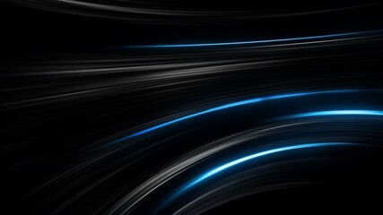 abstract black background with blue lines