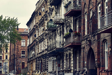 Fototapeta premium Ruined town