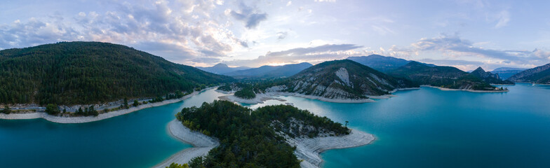 Obraz na płótnie Canvas Lac de Castillon Verdon Alpes de Haute Provence France