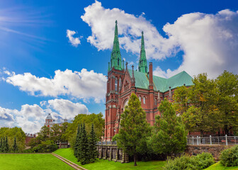 Helsinki. Finland. St. John's Church in Helsinki. Lutheran Church in Helsinki. Church on the...