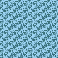 Vector seamless texture background pattern. Hand drawn, blue colors.
