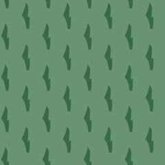 Vector seamless texture background pattern. Hand drawn, green colors.