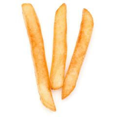 French Fried Potatoes isolated on white background
