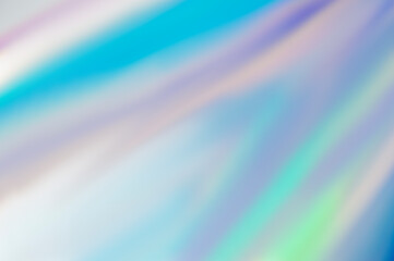 Holographic foil blurred abstract background for trendy design. Fantasy colorful card. Holographic...