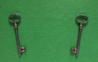 Two vintage keys
