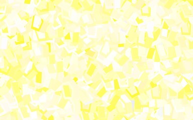 Light Orange vector texture with colorful hexagons.