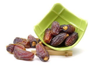 dates isolated on white background