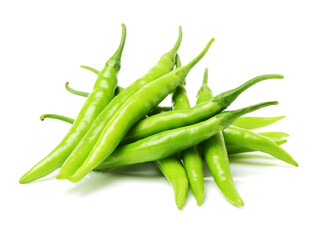 peppers on a white background