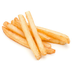 French Fried Potatoes isolated on white background