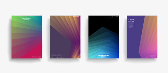 Fototapeta premium Abstract background cover design. Vector pattern