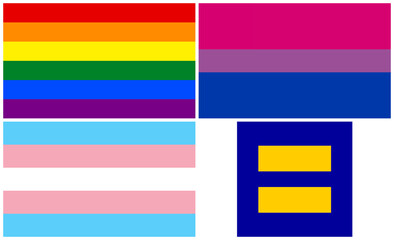 Flags of sexual minorities