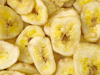 close up of a sliced banana