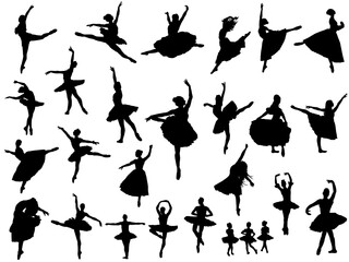バレエシルエット_セット © mark