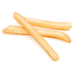 French Fried Potatoes isolated on white background