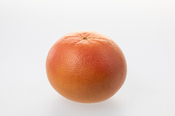 Juicy grapefruit isolated on white