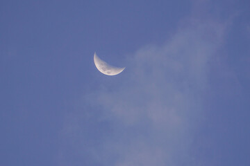 Obraz na płótnie Canvas moon over the sky