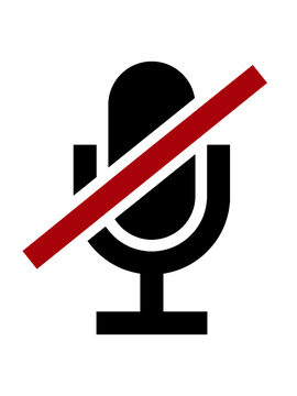 Mute Icon Mikrofon 