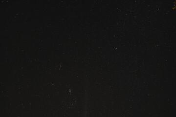starry sky with constellation visible from the Southern Hemisphere