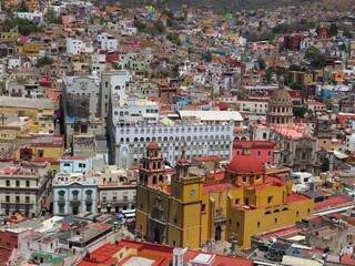 Fototapeta na wymiar view of the city of Guanajuato, Mexico