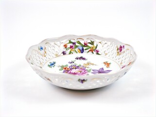 Century Chinese export porcelain isolated on white background ,bowl