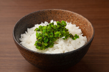 しそのみづけのご飯