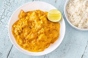 Bowl of chicken curry