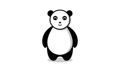 Cute panda vector design