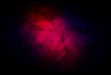 Dark Pink, Red vector low poly texture.