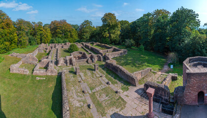 Ruins of Monastery of St. Michael in Heidelberg, Germany