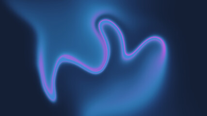 new minimalist abstract blue and pink neon color light style background with waves shape design ideas