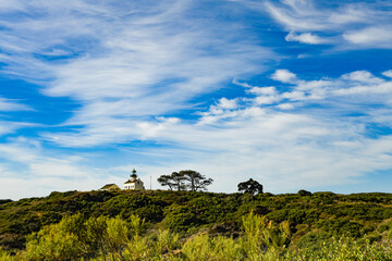 Horse Tail Clouds at Cabrillo Lighthouse